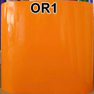 Decal ShinLung OR1 màu cam Khổ: 0,6m x 200m - Cuộn