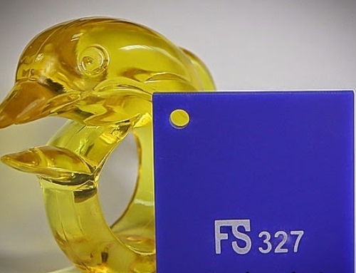 Mica FS 327 màu Xanh dương đậm 2ly - Tấm