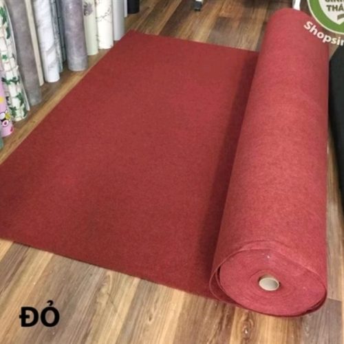 Thảm trải sự kiện màu đỏ đô KT:2mx50m - Cuộn
