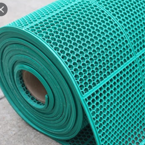 Thảm nhựa tổ ong chống trượt màu Xanh lá KT: 1,2m x 20m - Cuộn