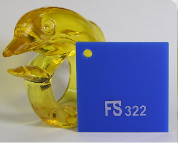 Mica FS 322 màu Xanh bích 2ly - Tấm