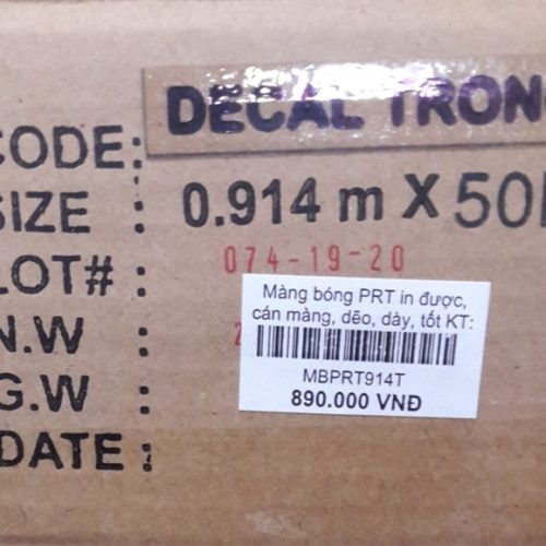 Màng bóng PRT in khổ 0,914m dài 50m - Cây