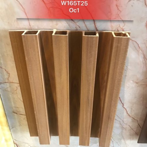 Tấm ốp tường, ốp trần Composite trong nhà W165T25OC2 màu OC2 KT: 165(R) x 25(C) x 2950(D)mm (6,45md = 1m2) - Tấm