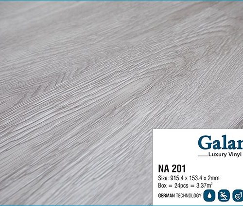 Gạch nhựa Galamax 2ly NA201 (KT: 2ly x 915,4mmx153,4mm x 24tấm/hộp) =3,37m2/hộp - m2