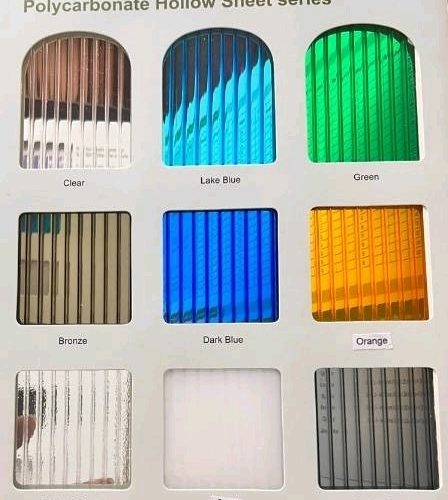 Tấm lợp rổng 5ly màu xanh lá KT: 2,1m x 5,8m - Tấm