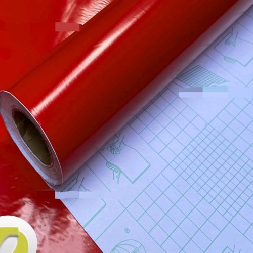 Xi Địa cầu 608L màu đỏ bóng Khổ: 1,2m x 45m - cuộn