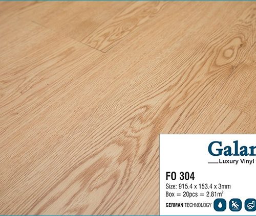 Gạch nhựa Galamax 3ly FO304 (KT: 3ly x 915,4mmx153,4mm x 20tấm/hộp) =2,81m2/hộp - m2
