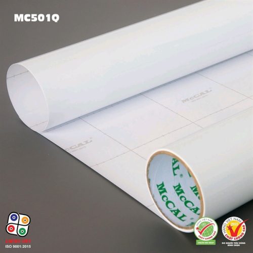 Mccal trắng siêu bóng dày 501 K=0,6m (1 cuộn dài =100m) - Cuộn