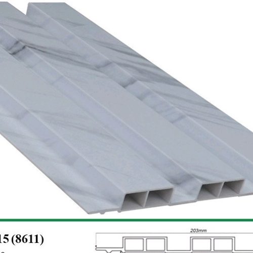 Lam 3 sóng thấp TGI màu 8611 KT: 203(R) x 15(C) x 2900(D)mm 3S203T15 (1 hộp = 8 tấm) - Tấm