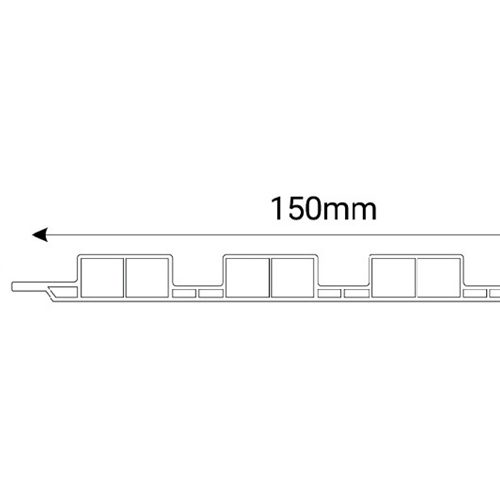 Lam 4 sóng thấp Galawood L4S909 dài 3m vân vải kem - Tấm