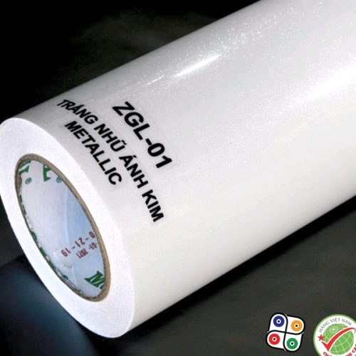 Candy trắng ánh kim KT: 1,2M x 20m - Cuộn