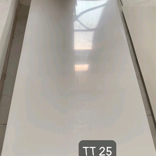 Nhựa giả đá 2,6ly P649 VD39 TT25 KT: 1220x2440mm (Trắng bóng) - Tấm