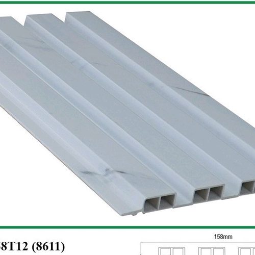 Lam 4 sóng thấp TGI màu 8611 KT: 158(R) x 12(C) x 2900(D)mm 4S158T12 - Tấm