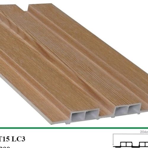 Lam 3 sóng thấp TGI màu LC3 KT: 204(R) x 15(C) x 2950(D)mm W204T15LC3 - Tấm