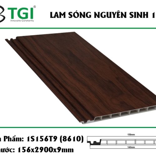 Lam 1 sóng TGI màu 8610 KT: 156(R) x 9(C) x 2900(D)mm 1S156T9 - Tấm