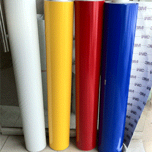 Decal phản quang màu xanh dương Khổ: 1,2m - m