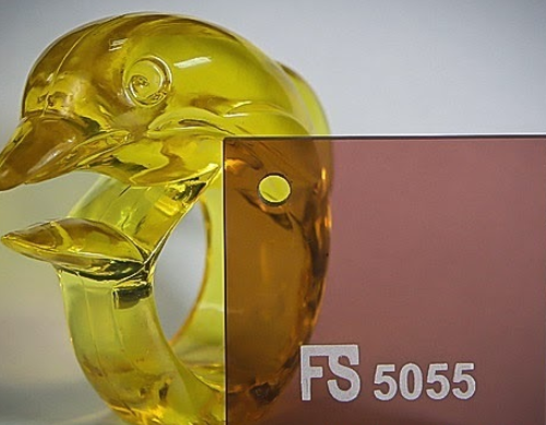 Mica FS 5055 màu trà 2ly - tấm