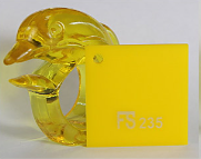 Mica FS 235 màu vàng chanh 2ly - Tấm