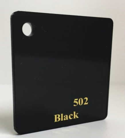 Mica Trung Quốc PS 502 màu đen 2ly - tấm