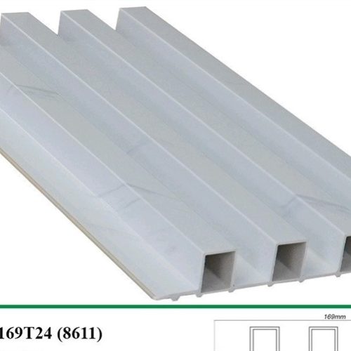 Lam 4 sóng cao TGI màu 8611 KT: 169(R) x 24(C) x 2900(D)mm 4S169T24 (1 thùng = 8 tấm) - Tấm