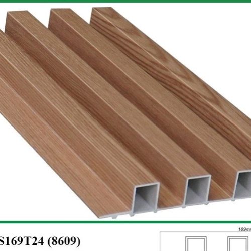 Lam 4 sóng cao TGI màu 8609 KT: 169(R) x 24(C) x 2900(D)mm 4S169T24 (1 thùng = 8 tấm) - Tấm