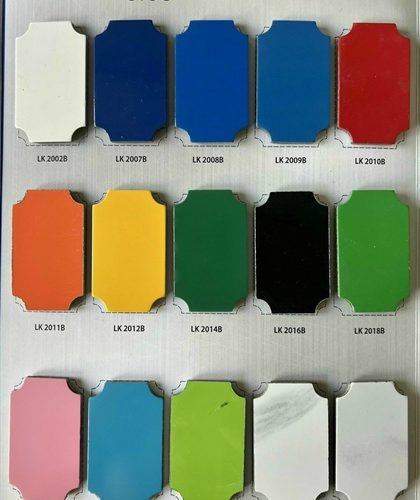 LK2002-3ly x 0,08 màu trắng bóng - tấm