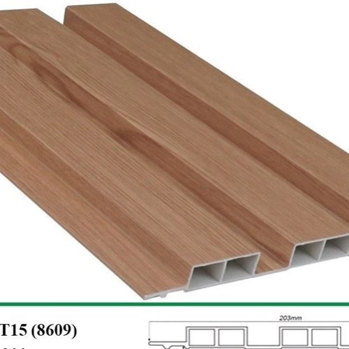 Lam 3 sóng thấp TGI màu 8609 KT: 203(R) x 15(C) x 2900(D)mm 3S203T15 lỗi gãy - Tấm