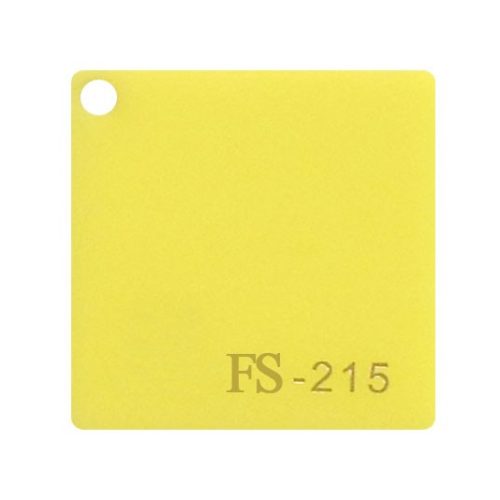 Mica FS 215 màu vàng 2ly - Tấm