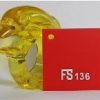 Mica FS 136 màu đỏ cam 2ly - tấm